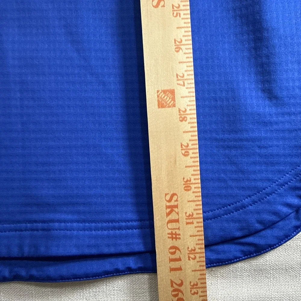 Nike Dri Fit Pregame Top Mens XL Blue Logo Warmup Pullover Training Sweatshirt